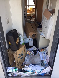 豊田市ゴミ屋敷片付け作業前写真１