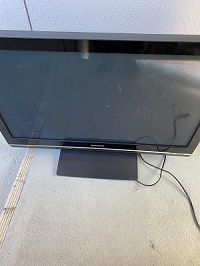 液晶テレビ回収前